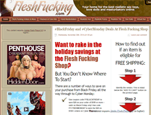 Tablet Screenshot of fleshfucking.com
